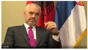 Edi Rama (foto: sajt N1, printscreen)