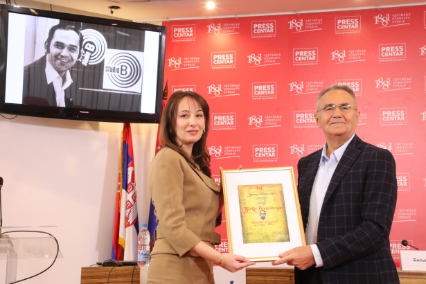 Biljani Bojković uručena nagrada